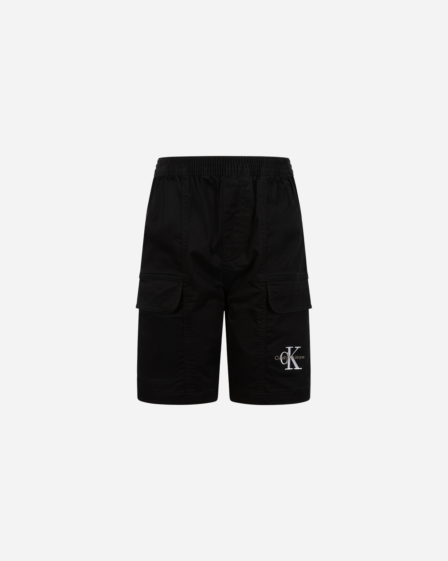 Bermuda CALVIN KLEIN JEANS SATEEN BLACK JR - Nero - 0 | Cisalfa Sport